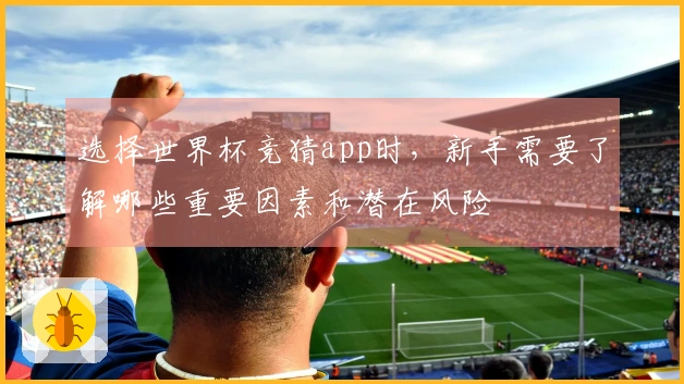 选择世界杯竞猜app时，新手需要了解哪些重要因素和潜在风险