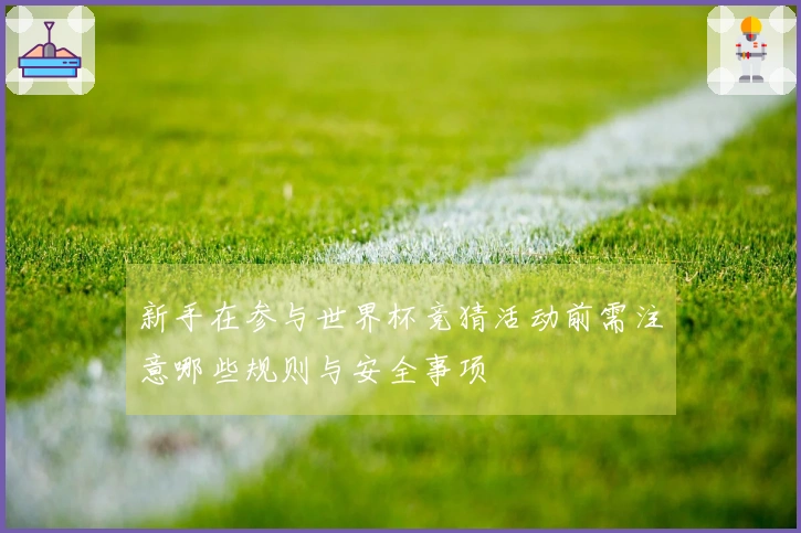 新手在参与世界杯竞猜活动前需注意哪些规则与安全事项