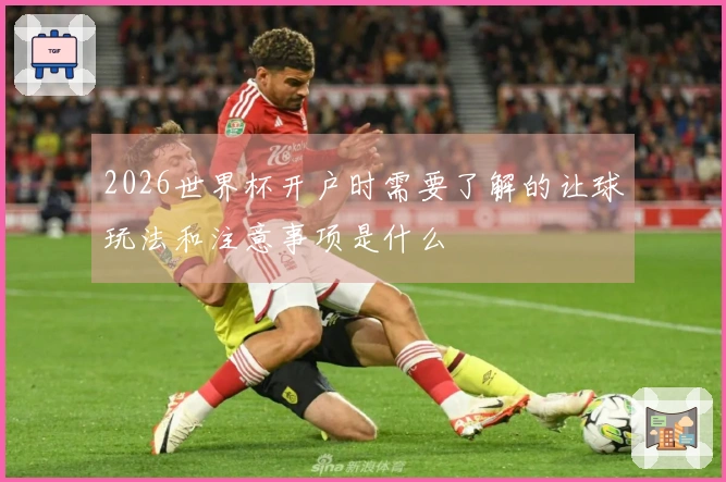 2026世界杯开户时需要了解的让球玩法和注意事项是什么